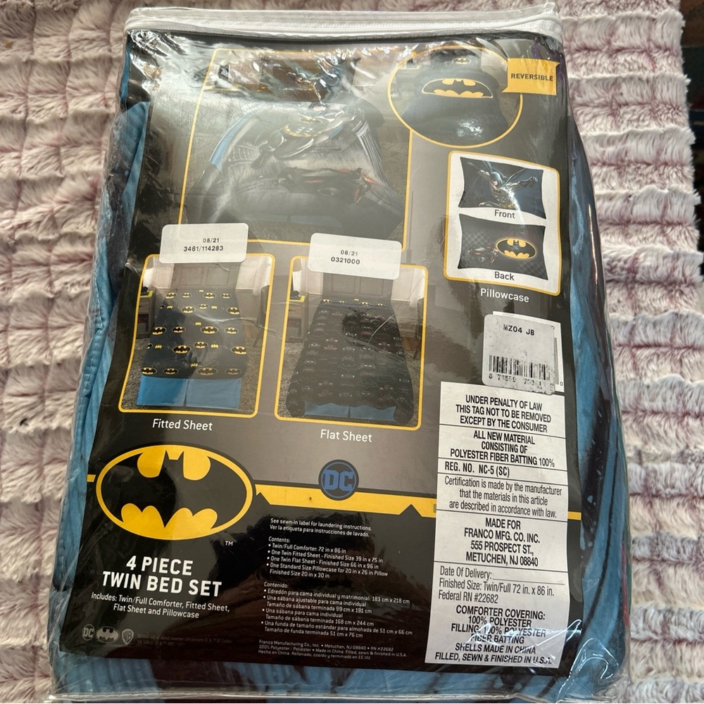 DC 4 Piece Twin Bed Set